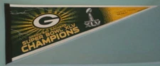 GREEN BAY PACKERS SUPERBOWL XLV CHAMPIONS PENNANT