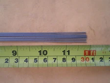 50 STAINLESS STEEL STRAIGHT LURE SHAFT WIRE FORM  0.035 X 12 INCHES LONG 