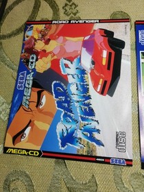 Road Avenger - Sega Mega CD - Original Cover Sheets Only - Driving Adventure