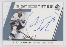 2022-23 SP Authentic Sign of the Times Alex Iafallo #SOTT-AI Auto 11jd