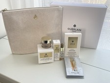 Image of Guerlain Abeille Royale Skincare Set with Cosmetic Bag New