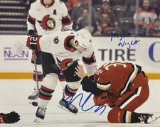 Nick COUSINS Signed 8x10 Photo! Ottawa Senators “FIGHT NIGHT” ! W/COA