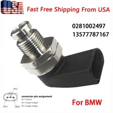 1800bar Cr Fuel Pressure Rail Sensor For Bmw 0281002497 13537787167 13577787167