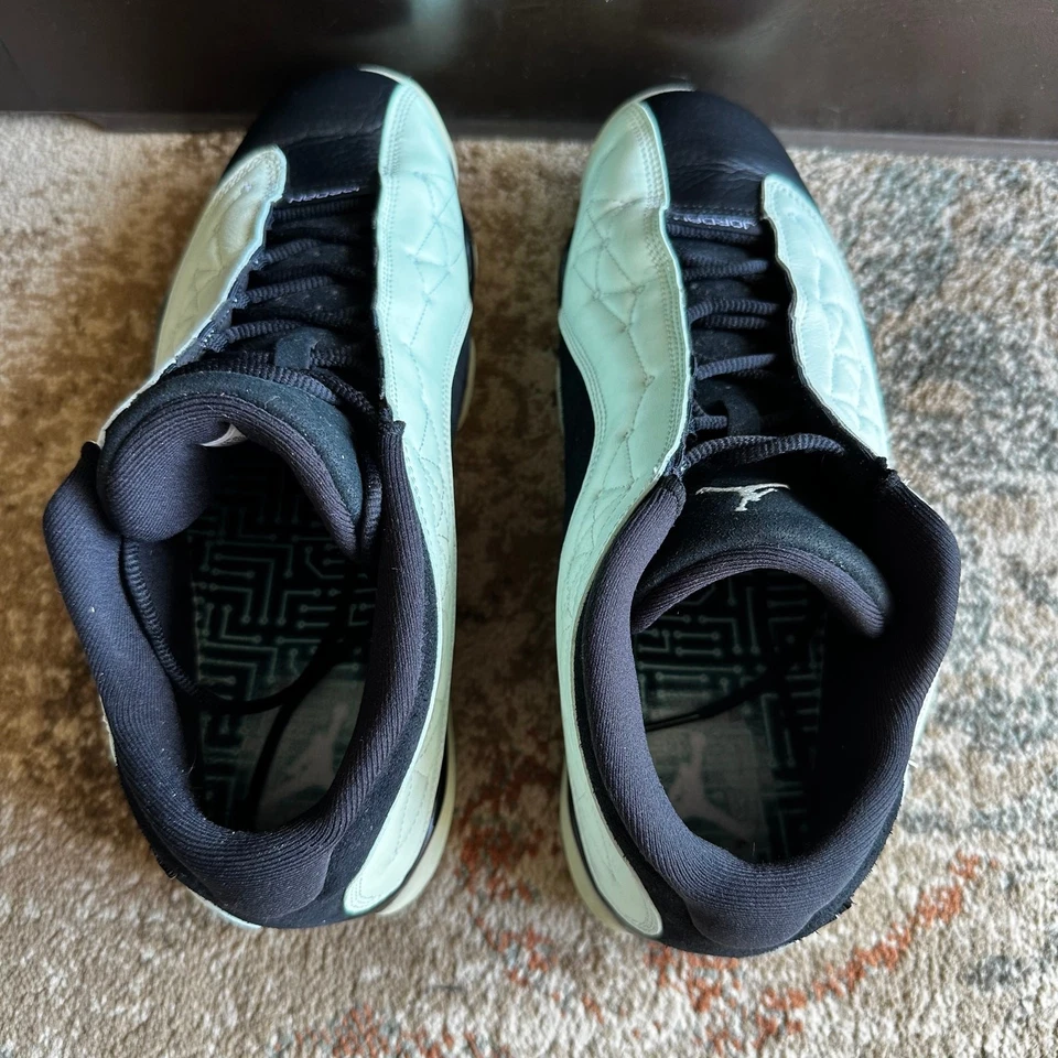 Nike Air Jordan 13 retrô baixo solteiro dia DM0803-300 verde cevada preto masculino 11.5 - Imagem 4 de 4