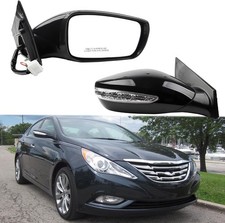 7Pin Side Mirror Compatible With 2011-2014 Hyundai Sonata Right Black