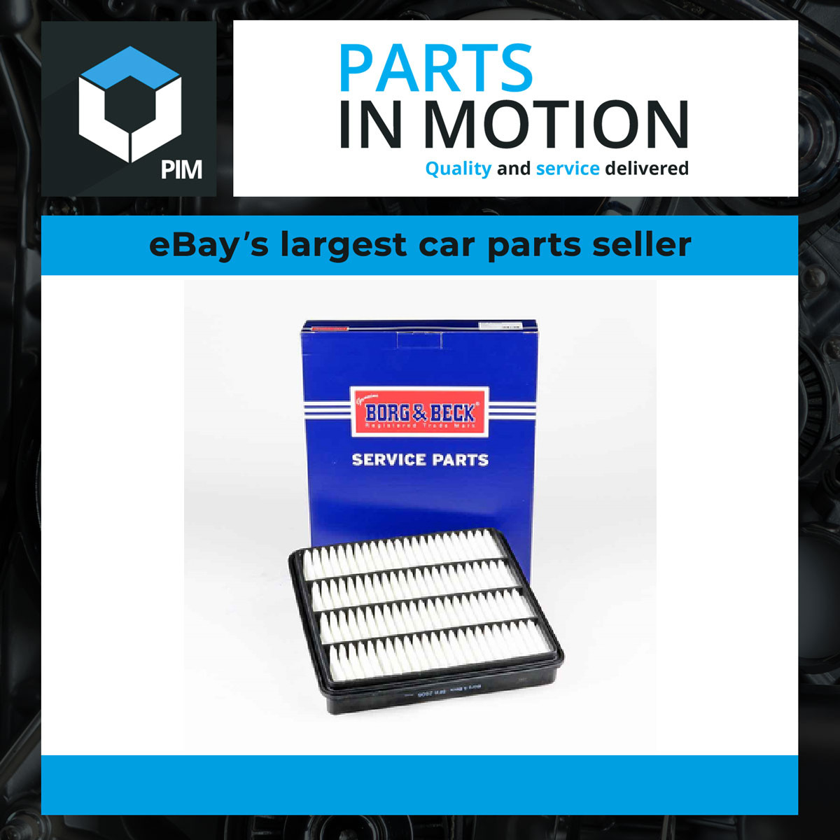 Air Filter BFA2606 Borg & Beck 1780151020 Genuine Top Quality Guaranteed New
