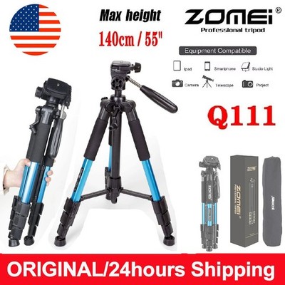 US ZOMEI Q111 Heavy Duty Camera Tripod Pan Head Travel Stand for DSLR Camera DV