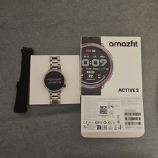 Amazfit Active 2 Smart Watch With Stainless Steel And Active Strap
