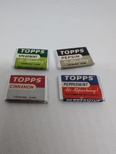 1946 Topps CHEWING GUM SET OF FOUR 1.25” Unopened Original Flavors Vintage