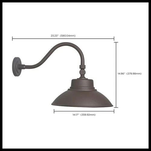 SATCO NUVO 65-662 Gooseneck LED 30W/40W/50W  120-227V Bronze with Photocell CCT - Picture 17 of 19