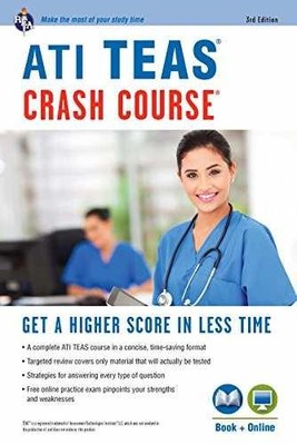 ATI TEAS Crash Course  Book + Online: - Paperback, by Allen John - Very Good z