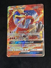 Pokémon TCG Ho-Oh GX 21/147 Ultra Rare Holo GX EN Burning Shadows Card