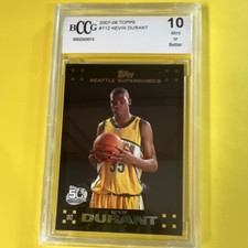 Kevin Durant Rookie Cards and Autographed Memorabilia Guide 21