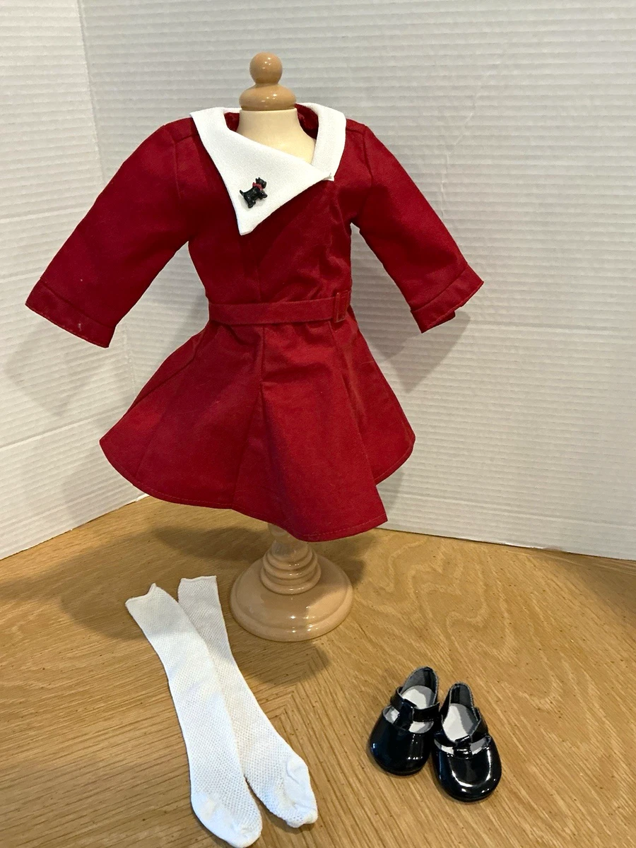 kit kittredge christmas dress American Girl Doll Clothing & Accessories for sale american girl kit collection