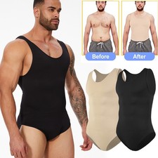 Men Shapewear Belly Control Body Shaper Under...