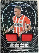 2024-25 Panini Obsidian Soccer - Noa Lang RED DUAL PATCH #/199 PSV Eindhoven
