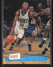 1997-98 Stadium Club #9 Ray Allen Milwaukee Bucks (H)