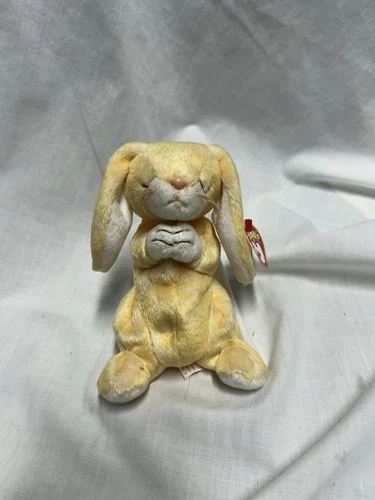 Vintage Ty Beanie Baby Grace the Praying Bunny DOB February 10, 2000 w/tag
