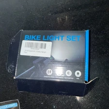 Victoper USB Rechargeable Bike Headlight/Taillight Set Waterproof LED