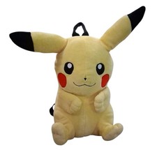 Pok mon Backpack Nintendo, Pikachu Plush 2014 Zipper Closure Nintendo Bag