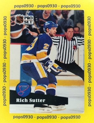Rich Sutter, St. Louis Blues, 1991, Pro Set, #217