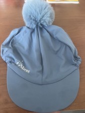 Le Mieux young rider ice blue hat silk