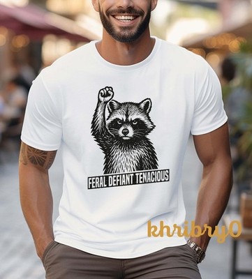 Subtle FDT Feral Raccoon Anti Trump T-shirt