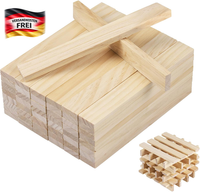 HolzklöTzchen Bastelset 16Cm FüR DIY Heimwerker Kinder Kreativprojekte
