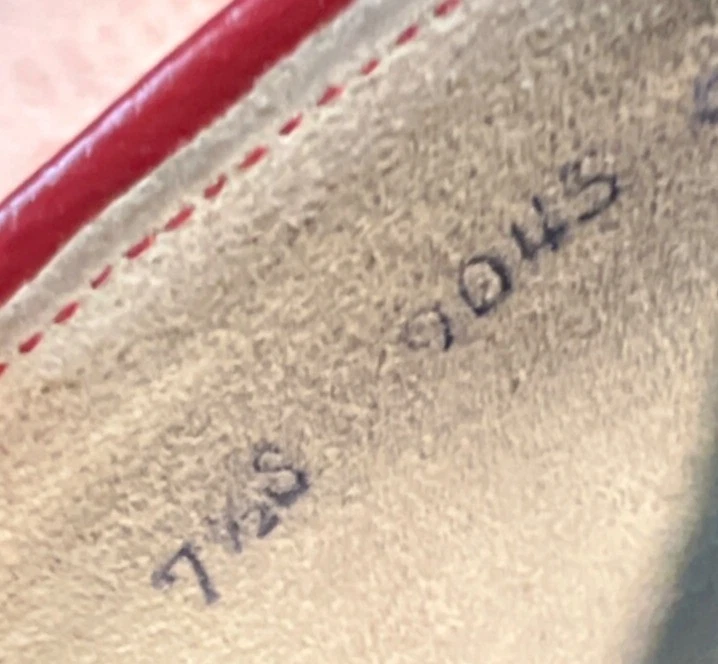 Mocasines Jack Rogers Vintage 7.5 Azul y Rojo Zapatos Sin Cordones Con Borla Dorada Costal Foto 3 de 4