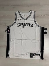 SUN ANTONIO SPURS AUTHENTIC BASKETBALL JERSEY NIKE VAPORKNIT MEN'S SIZE 2XL