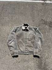 90 s Faded Green Carhartt Detroit Jacket Blanket Lined Men's Size Large J97CHT