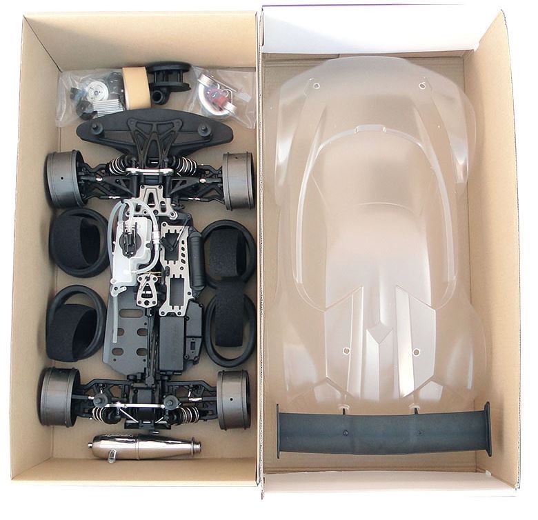 HoBao HB-VT Hyper VT 1/8 On-Road 4WD Nitro GT 80% Car Kit w/2-Speed Transmission