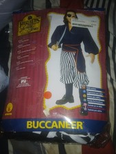 Pirates Of The Seven Seas Buccaneer Costume Halloween Men's Standard