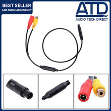 4 Pin RCA Reverse Camera Adaptor Cable Vehicle Wire Car DC Jack Male CVBS Female
