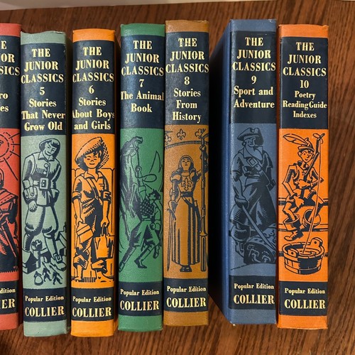 Collier, The Junior Classics, Popular Edition Complete 10 Volume Set, 1957 Books - Picture 5 of 23