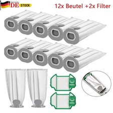 12+2 Pack VK7 Staubsaugerbeutel für Vorwerk Kobold VK7 FP7 Premium Filterbeutel 