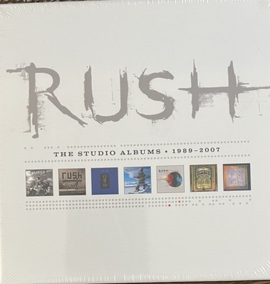 RUSH - The Studio Albums - 1989-2007 7 x CD 2013 Atlantic BRAND NEW!