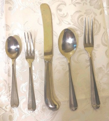39pc Rebacraft Olde Lexington Stainless Flatware Set - Reed & Barton Japan MCM