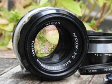 Nikon Nikkor-S.C 50mm f/1.4 Lens Excellent Condition with Accessories