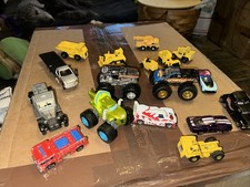 Hot Wheels Monster Trucks and Cars, Construction, Fire Eater Lot Of 17