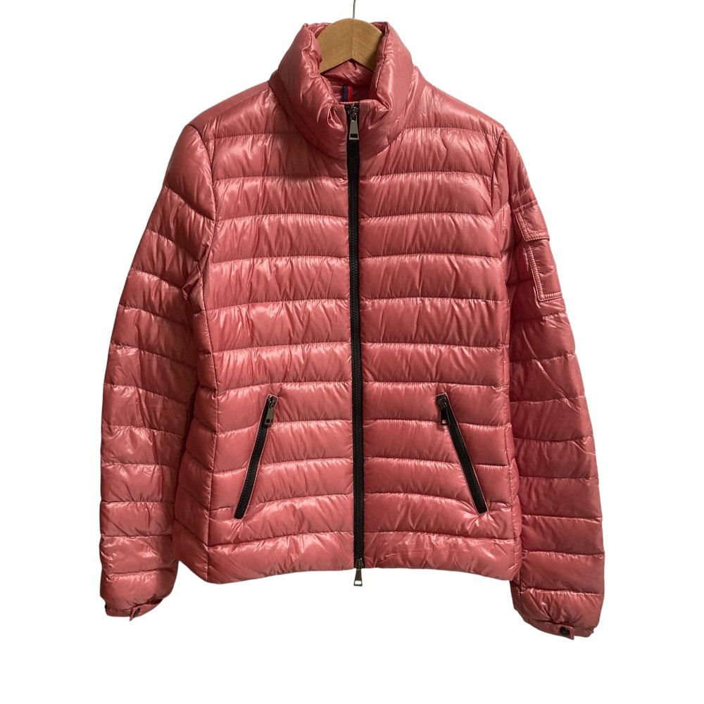MONCLER BLEU logo patch nylon down jacket, size 1… - image 1