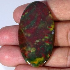 52.70Cts 100% Natural Bloodstone Oval Cabochon Gemstone 26X49X4MM