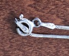 Vintage Italian Sterling Silver 925 Emerald-Cut Brazilian Amethyst Necklace 18" — photo 5