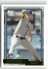 2017 Topps Archives #261 Rob Zastryzny 1992 Gold Winners RC CUBS ☘️032