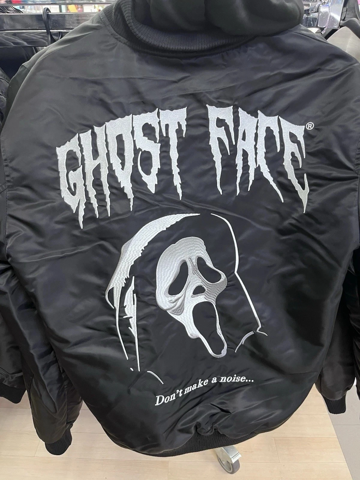 Scream Movie Ghostface Hooded Bomber Jacket PRIMARK UK XS-3XL New licensed