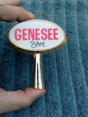 Vintage Genesee Beer Vintage Worn Plastic Bar Tavern Tap Handle