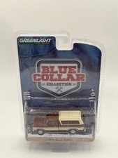 Greenlight 1979 Ford F-150 Blue Collar 1:64 Diecast Pickup Truck Camper