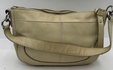 Borsa donna Frye Melissa borsa a mano in pelle avorio tasche tracolla singola