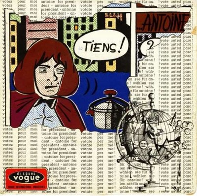 Antoine - Votez Pour Moi 7'' EP Red Vinyl Pop, Rock Chanson, Classic Rock 1887