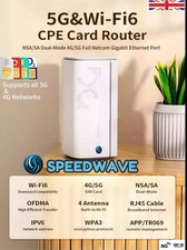 ⚡️FLASH SALE 🛜 5G /4G WIFI-6 BROADBAND ROUTER • PLUG & PLAY WITH ANY NETWORK